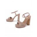 Platform Chunky Heel Ankle Strap Sandals