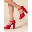 Platforms Criss Cross Ankle Strap Sandals
