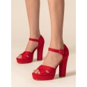 Platforms Criss Cross Ankle Strap Sandals